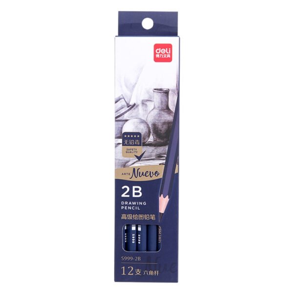 Deli Sketching 2B Pencil 12pcs- ES9992B