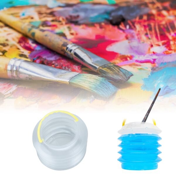 Brush Cleaner Bucket Watercolor Paint Washing Portable Plastic