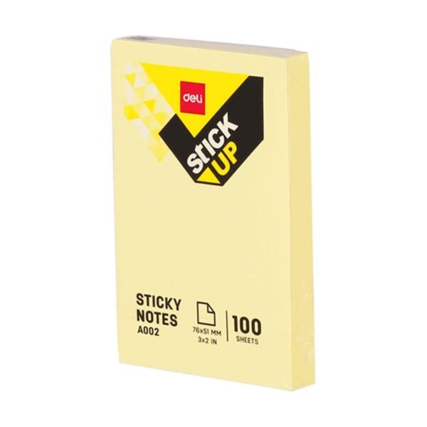 DELI EA00253 Sticky note Yellow 3x2 inch