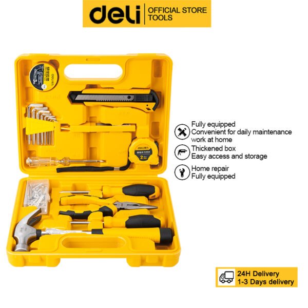 Deli Tools DL1018J	Household Tool Set