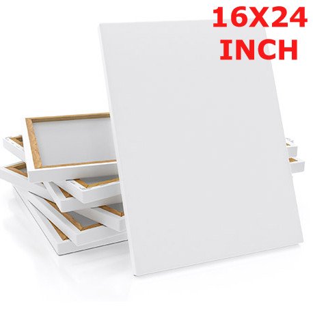 White Canvas Size : 16/24 inch