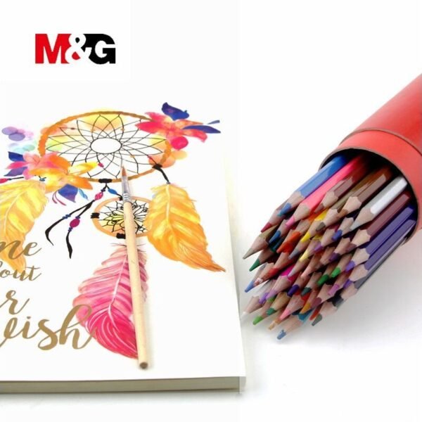 M&G Water Color Pencil 12 shade with Round Tin Box