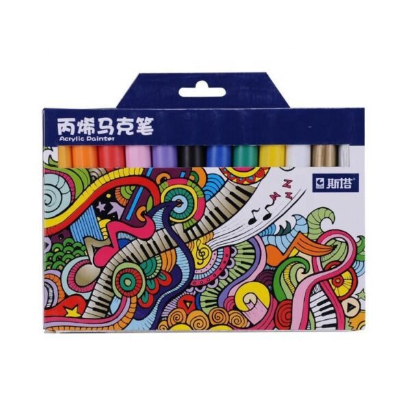 STA Acrylic Paint Markers Pen12 colors