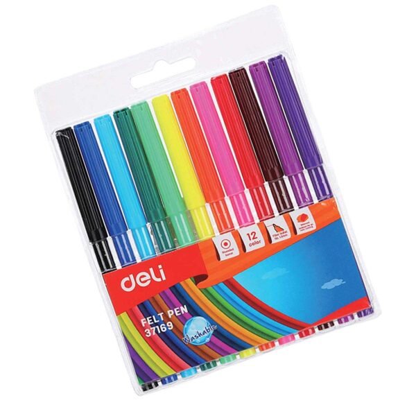 Deli E37169 Water color Pen 12 pcs