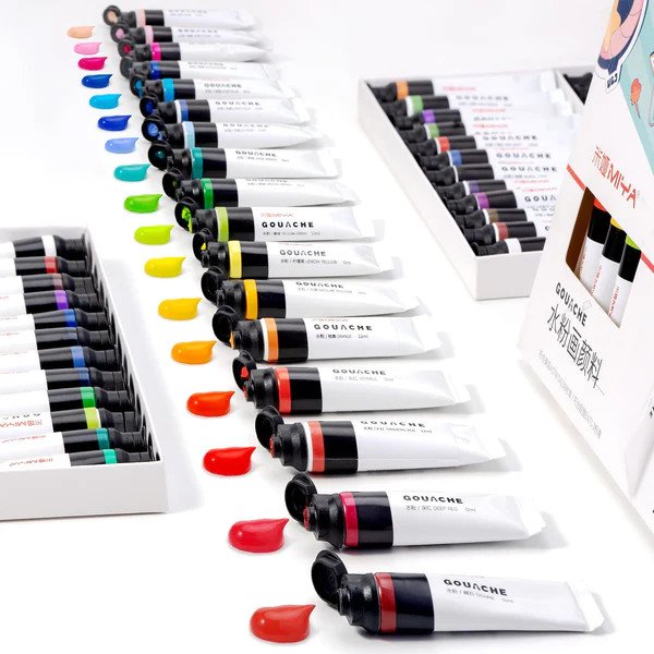 Himi Gouache Paint Set 12ml 24 Colors