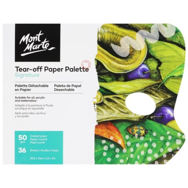 Mont Marte Tear off Paper Palette 50gsm 36 Sheet