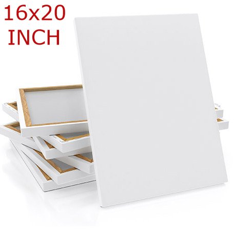 White Premium Canvas 16/20 Inch 2 pcs