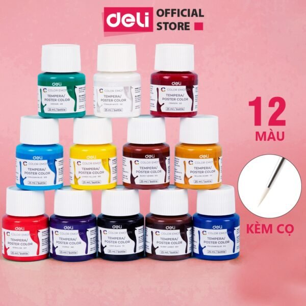 Deli	EC14-12 Gouache Poster Color 12 shade