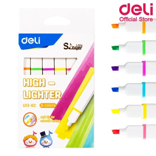 Deli EU13-6C  Highlighter Multicolor  6 Colors set