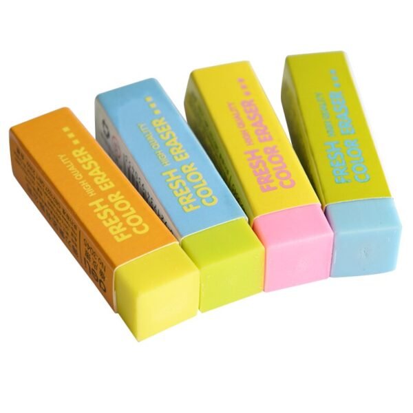 DELI 3045 High Quality 4B Fresh Colour Eraser 36 Pcs