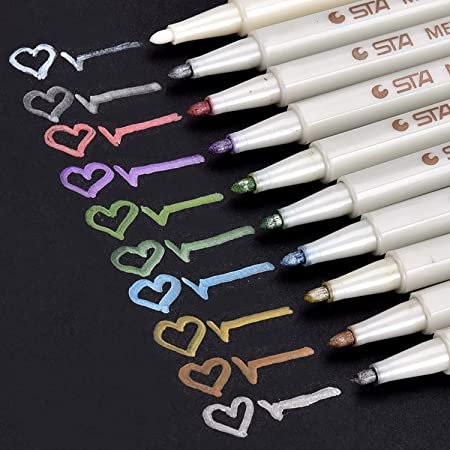 SDA Metallic Painting Pen Set (10 Pcs/Color)