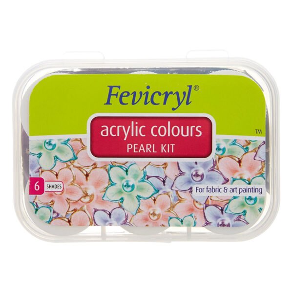 Fevicryl Pearl Kit Acrylic Color 10 ml 6 Shades