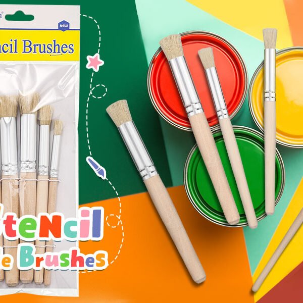 Keep Smiling Stencil Brush 6 pcs set