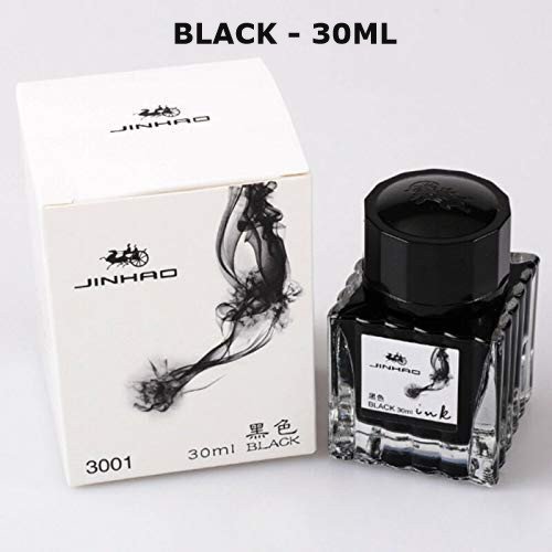 JINHAO 3001 Fountain Pen Black Ink Bottle 30ml
