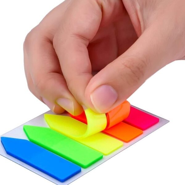 Multi color sticky note slide (pvc) - 100 sheet