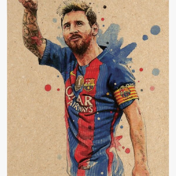 PaperTree Vintage Note Book Drawing Sketch Pad- Lionel Messi [Thanks My Supporter]