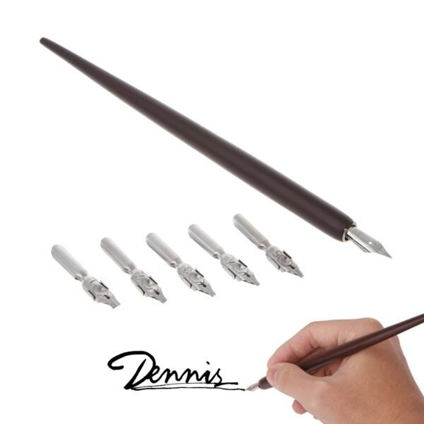 Worison Dip Pen Set With 5 Different Steel Nibs For Calligraphy & Dip Pen Writing