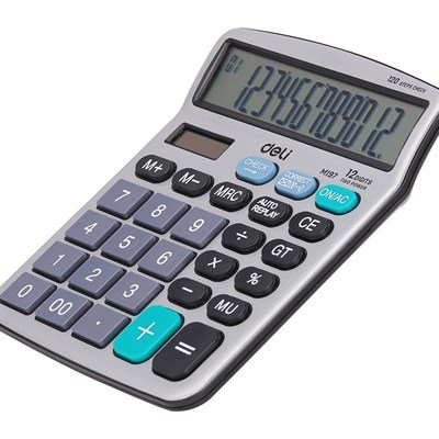 Deli	EM19710	Calculator Metal-12 digits