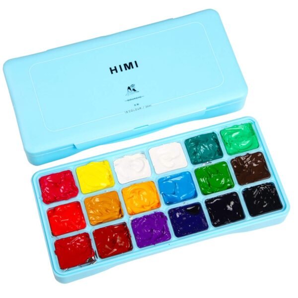 HIMI Gouache Paint Set Jelly Cup (30ML) - 18 Colors