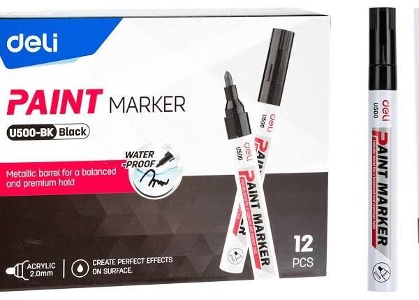 Deli EU500-BK Paint Marker- Black