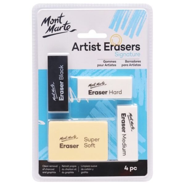 Mont Marte Artists Eraser pack 4 pcs