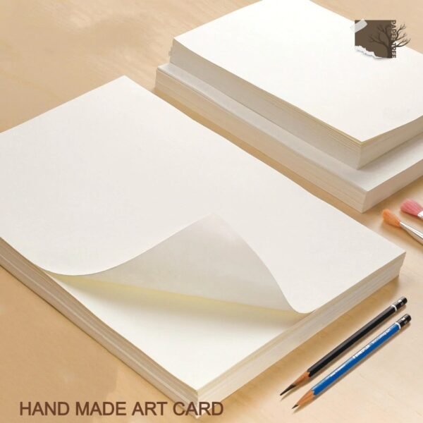 Hand made Cotton Art Card For Water And Acrylic A4 10 sheets + Mini 4 INCH Art card free 20 Pcs