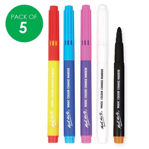 Mont Marte Magic Color Change Markers 5pc