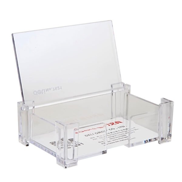 Deli	E7621 Business Card Holder(Transparent)(Pcs)