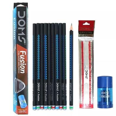 Doms Fusion X-Tra Super Dark Pencils - 10pcs