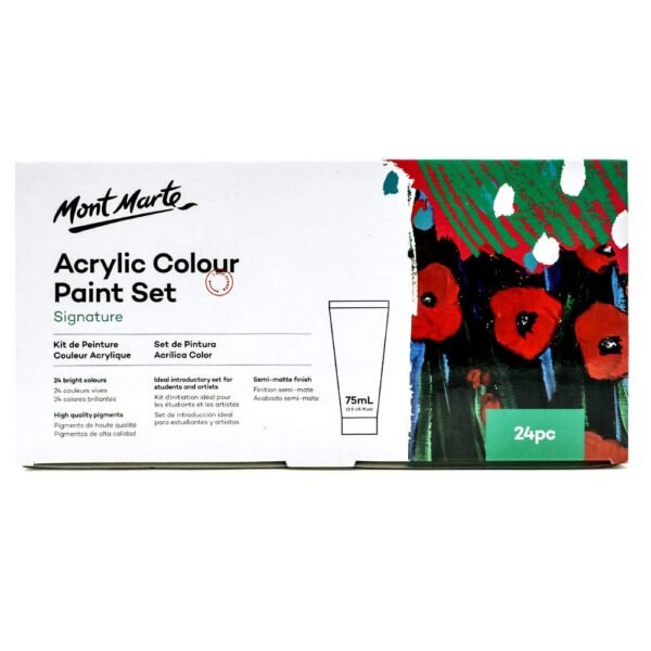 Mont marte Acrylic color paint set 75 ml 24 color