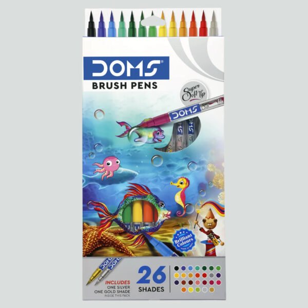 Brush Pen Multicolor 26 Pcs by DOMS