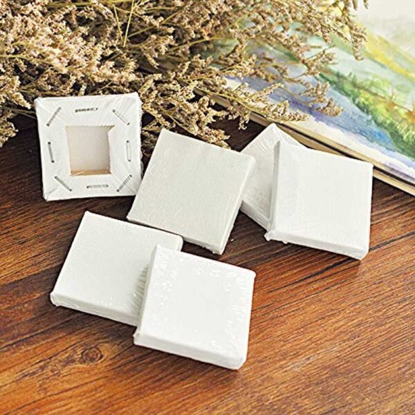 White Canvas (4x4 inch) - 5 Pcs