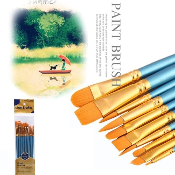 Keep Smiling 8010 mix paint brush 10 pcs set