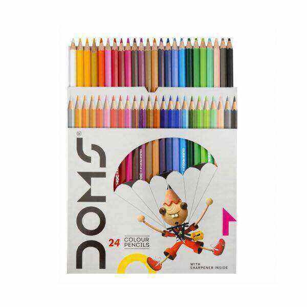 Doms 24 Color Pencils Large size