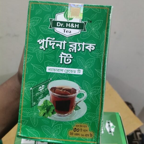 Dr. H&H Mint Pudina Black Tea - 30 Tea Bags