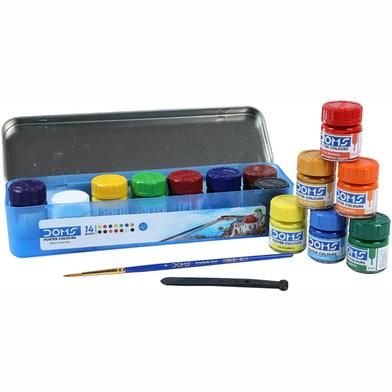 DOMS Poster Color 14 Shades 10ml Box