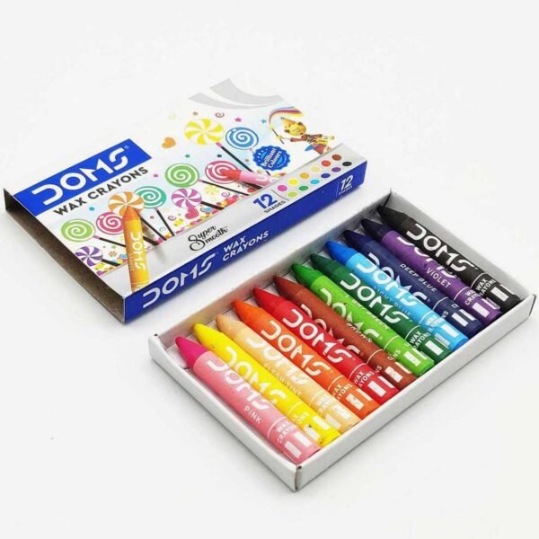 Doms Wax Crayons (Pack of 12 shades)