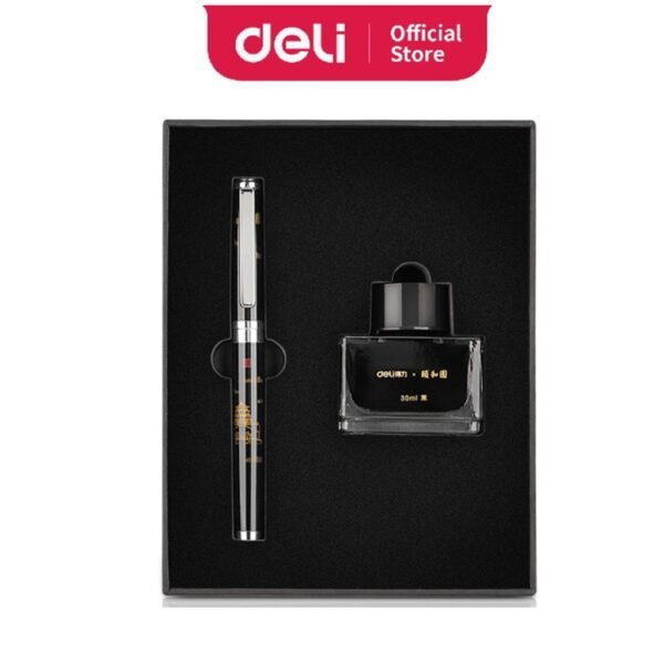 Deli S168 Exclusive Fountain Pen With High Quality Black Ink