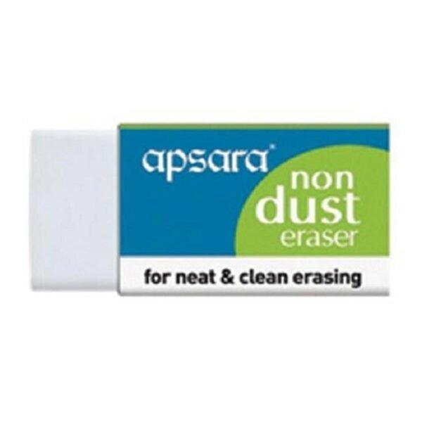 Apsara Non Dust White Eraser 20 pcs pack
