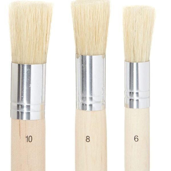 Mont Marte Studio Series Paint Brush Set Stencil Brush 3pc