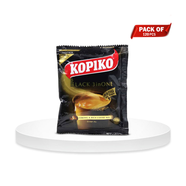 Kopiko Black coffee 3 In 1  (25 gram) - 120 Pack