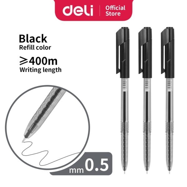 Deli	EQ00820 Ball Point Pen Black