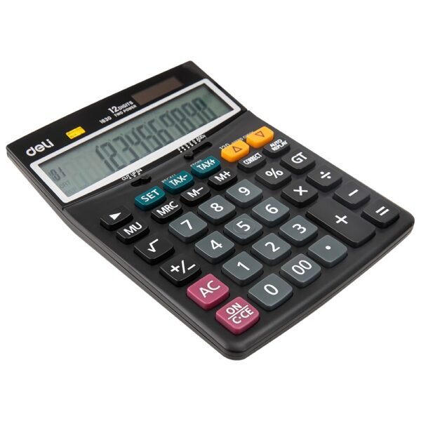 Deli E1630 Calculator (Black) Body