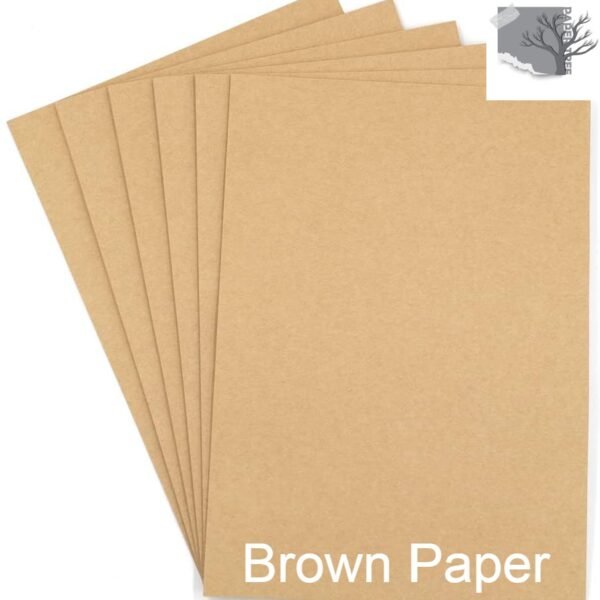 Brown craft art card Ideal for invitations announcements correspondence menus scrapbooking and general arts 10 pcs