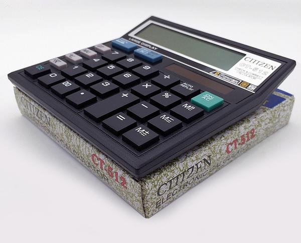 CT-512 - Large Display Regular Calculator school and office equipment