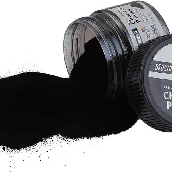 BRUSTRO Artists Compressed Charcoal Powder 100ml