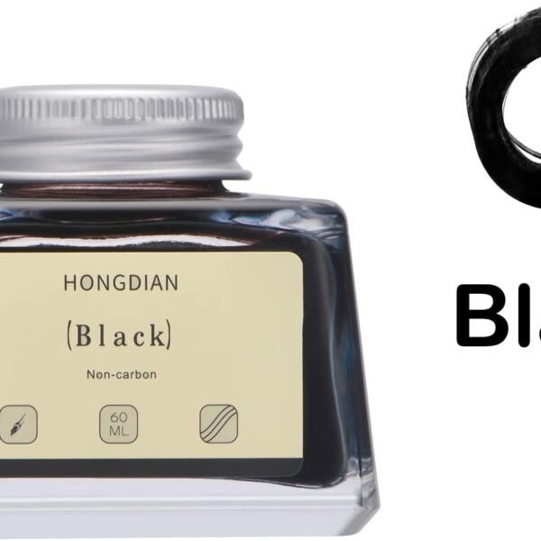 Hongdian Fountain Pen Bottled Ink Black, 60ml