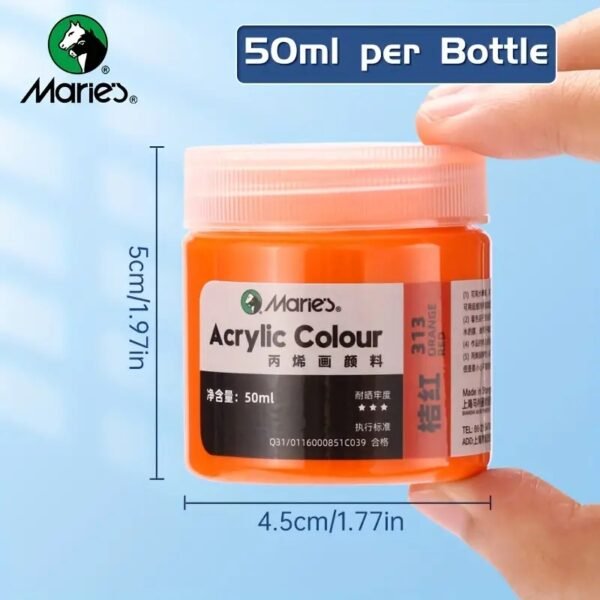 Marie's Professional Acrylic Color Set 50ml - 12 Colors