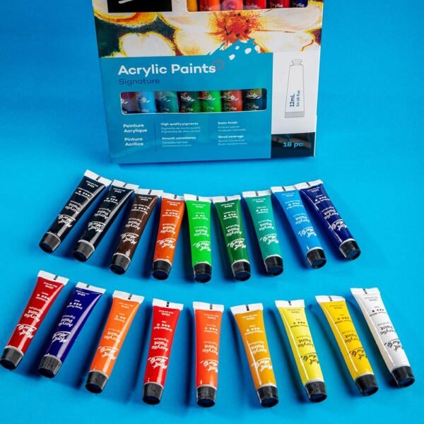 Mont Marte Acrylic Paints 18pc*12ml