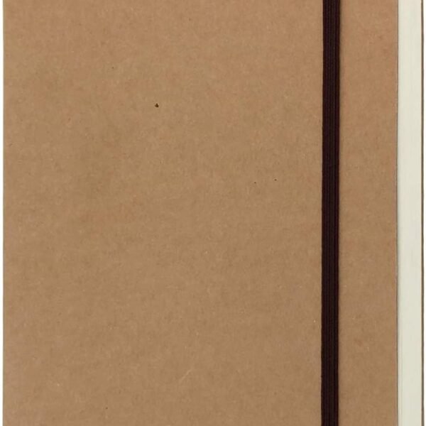 Daily Journal sketch Book Brown cover Notebook with Elastic Band